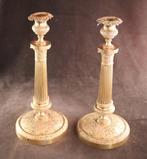 Antieke Empire - Kandelaar (2) - Brons, Antiek en Kunst