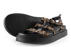 Tamaris Slippers in maat 42 Panter | 5% extra korting, Overige kleuren, Verzenden, Zo goed als nieuw, Slippers