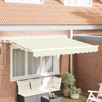 vidaXL Inklapbare Luifel Crème 250 x 200 cm 2,5 x 2 m, Tuin en Terras, Zonneschermen, Verzenden, Nieuw