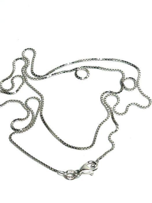 Halsketting - 18 karaat Witgoud, Handtassen en Accessoires, Kettingen