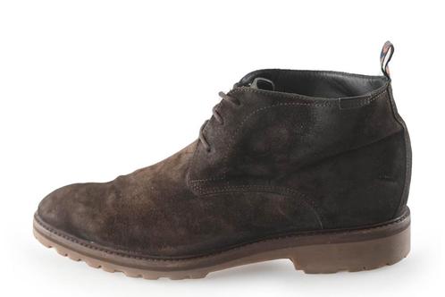 Floris van Bommel Veterboots in maat 43 Zwart | 5% extra, Kleding | Heren, Schoenen, Zwart, Gedragen, Boots, Verzenden