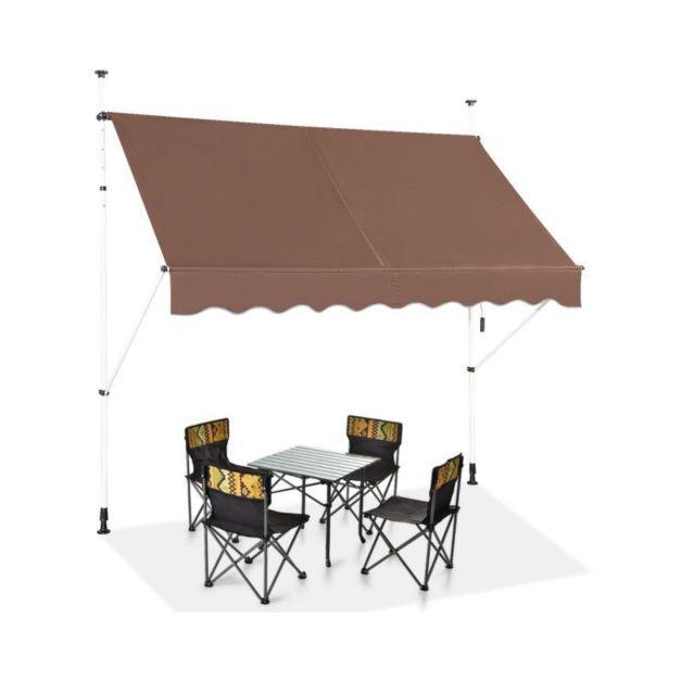 2dekans | Coast Oprolbaar Zonnescherm 200cm – Hoogte, Caravans en Kamperen, Voortenten en Luifels, Ophalen of Verzenden