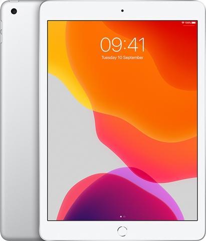 nieuwstaat Apple iPad 7 zilver 32GB 10.2 WiFi (4G) + 12, Computers en Software, Apple iPads, Zo goed als nieuw, Ophalen of Verzenden