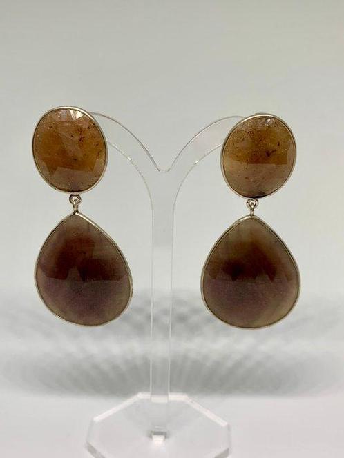 Sans Prix de Réserve - Boucles doreilles Argent -  85.00ct., Handtassen en Accessoires, Oorbellen