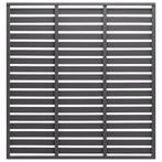 vidaXL Schuttingpaneel 180x180 cm HKC grijs, Verzenden, Nieuw