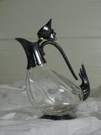 Karaf - Verzilverd, Glas, Antiek en Kunst