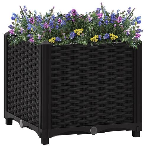 vidaXL Plantenbak verhoogd 40x40x38 cm polypropyleen, Tuin en Terras, Bloempotten, Nieuw, Verzenden