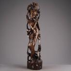 houtsnijwerk godinnen beeld - Coromandelhout - Ni Bawang -