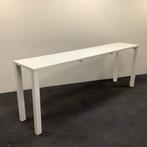 Sta-tafel 300x60 cm, hoogte 110 cm, wit - Gratis Bezorging, Gebruikt