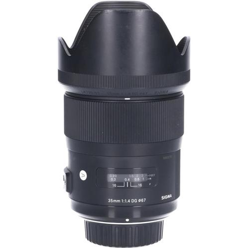 Tweedehands Sigma 35mm f/1.4 DG HSM Art Nikon F CM1961, Audio, Tv en Foto, Foto | Lenzen en Objectieven, Overige typen, Gebruikt