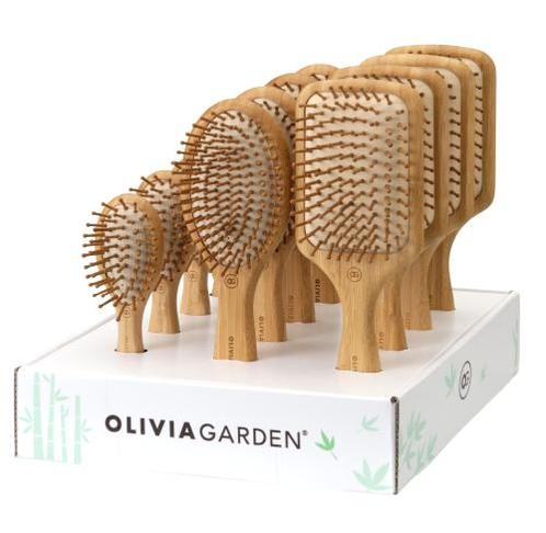 Olivia Garden Bamboo Touch Massage Display 12 Stuks, Bijoux, Sacs & Beauté, Beauté | Soins des cheveux, Envoi