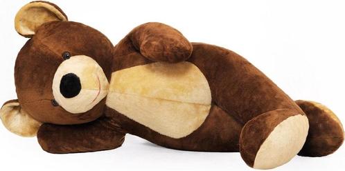 Grote knuffelbeer bruin 155 cm XXL, Kinderen en Baby's, Speelgoed | Knuffels en Pluche, Nieuw, Ophalen of Verzenden