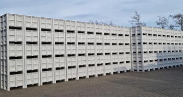 Dolav Plastic palletbox, kuubskist, opslagbak, magazijnbak, Bak of Kist