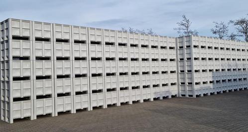 Dolav Plastic palletbox, kuubskist, opslagbak, magazijnbak, Doe-het-zelf en Bouw, Kratten en Dozen, 100 cm of meer, Nieuw, Bak of Kist