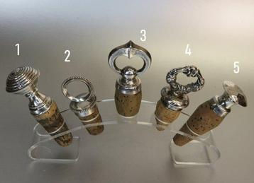Wijnfles/ fles stopper, Johannes Leonardus Jacobus Caron,