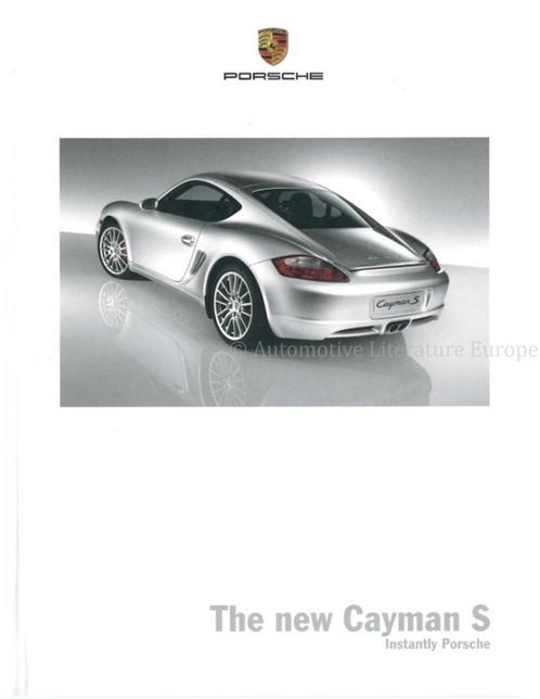 2006 PORSCHE CAYMAN S HARDBACK BROCHURE ENGELS, Livres, Autos | Brochures & Magazines, Enlèvement ou Envoi