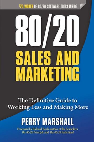 80 20 Sales & Marketing 9781599185057 Perry Marshall, Verzenden, Perry Marshall