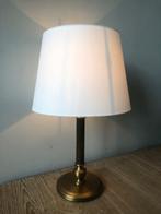 Tafellamp - Messing, Robuuste bronskleurig tafellamp