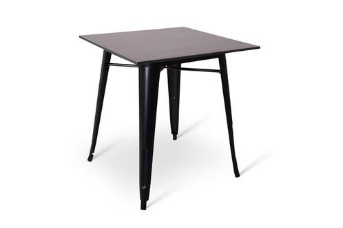 Metalen terrastafel - Zwart | 70x70cm | Hamburg, Maison & Meubles, Tables | Tables mange-debout, Envoi