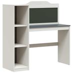 vidaXL Krijtbord Bureau Wit en grijs 120 x 45 x 118.5 cm, Verzenden, Nieuw