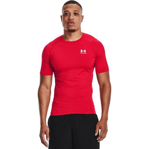 Under Armour HG Armour Comp SS-RED - Maat XL, Kleding | Heren, T-shirts, Rood, Nieuw, Maat 56/58 (XL), Ophalen of Verzenden