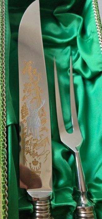 Solingen - Ensemble de couteaux de table - Acier, Antiek en Kunst, Antiek | Meubels | Tafels