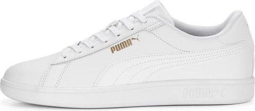PUMA Smash 3,0 L Unisex Sneakers - Wit - Maat 42,5, Kleding | Heren, Schoenen, Nieuw, Verzenden
