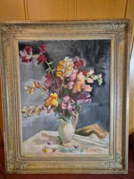 R. Urech (XX) - Blumen, Antiek en Kunst, Kunst | Schilderijen | Klassiek
