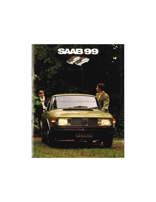 1972 SAAB 99 BROCHURE NEDERLANDS, Livres, Autos | Brochures & Magazines
