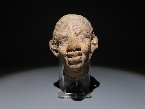 Oud-Egyptisch Terracotta Groteske kop. 2e eeuw v.Chr. - 1e, Verzamelen, Mineralen en Fossielen