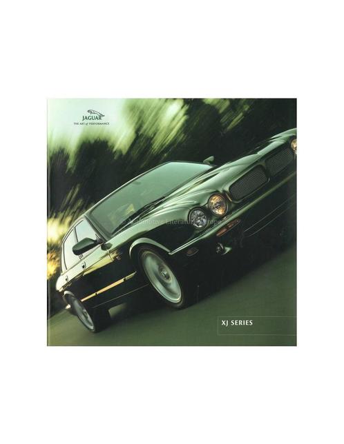 2001 JAGUAR XJ BROCHURE NEDERLANDS, Boeken, Auto's | Folders en Tijdschriften