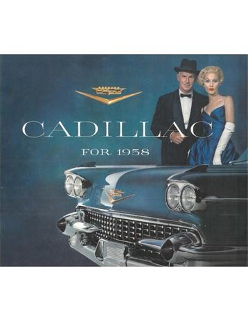 1958 CADILLAC PROGRAMMA BROCHURE ENGELS (USA)