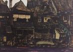 Egon Schiele (1890-1918) - Häuser in Krumau (1910)