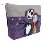 Nightmare Before Christmas Make Up Bag Jack & Sally Purple, Ophalen of Verzenden, Nieuw