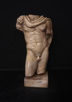 sculptuur, Torso di Apollo in marmo giallo antico - 47 cm -, Antiek en Kunst