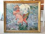 Juan Rivelles Guillén (1892-1974) - Acariciando las olas