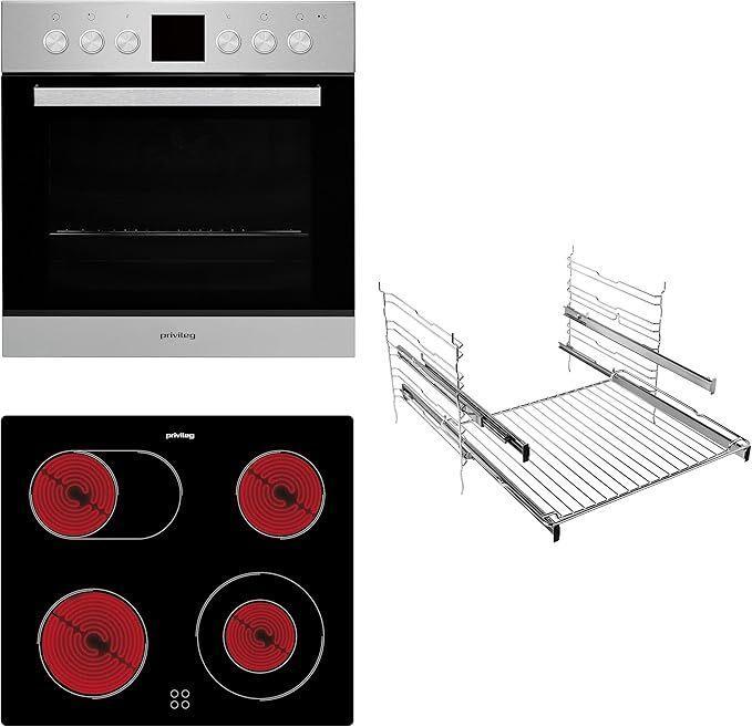 Privileg Set Pv520in Inbouw Ovenset – 65 Liter Oven, Elektronische apparatuur, Kookplaten, Ophalen of Verzenden