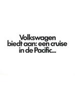 1990 VOLKSWAGEN JETTA PACIFIC BROCHURE NEDERLANDS, Ophalen of Verzenden
