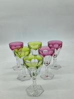 Val Saint Lambert - Verre à vin (6) - Cristal, Antiquités & Art