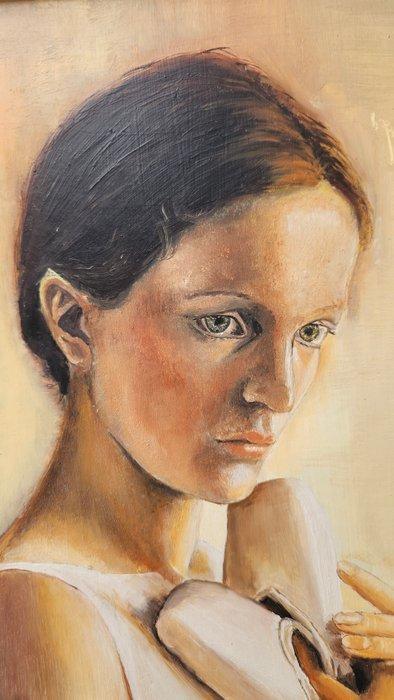 Onbekende kunstenaar - Ballet meisje, Antiquités & Art, Curiosités & Brocante