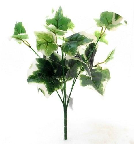 Hedera Bonte Klimop Pick Zijdenbloem bundel 33 cm, Huis en Inrichting, Woonaccessoires | Kunstplanten en Kunstbloemen, Nieuw