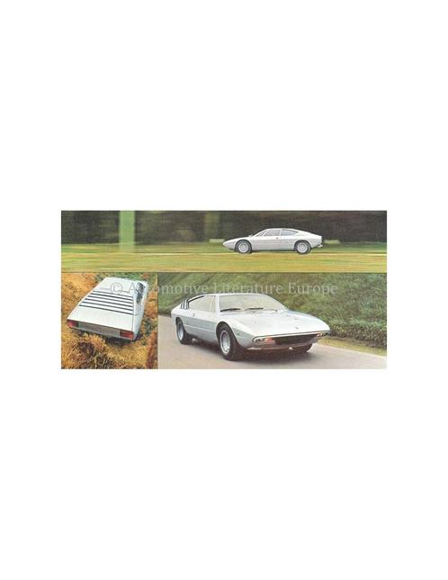 1972 LAMBORGHINI URRACO P250 BROCHURE, Boeken, Auto's | Folders en Tijdschriften