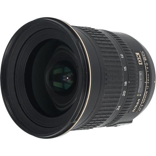 Nikon AF-S 12-24mm F/4 G ED DX occasion, Audio, Tv en Foto, Foto | Lenzen en Objectieven, Zo goed als nieuw, Verzenden