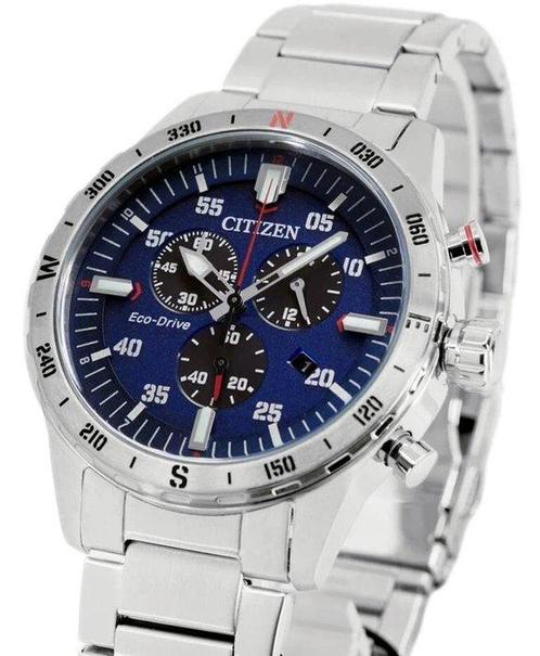 Citizen - Sport Chrono Special Edition 2025 Blue Navy - Sans, Handtassen en Accessoires, Horloges | Heren