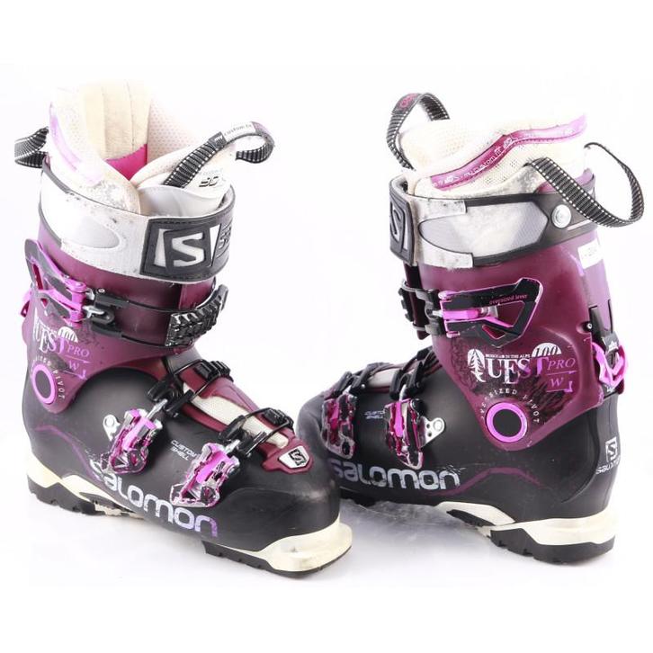 36,5 37 dames skischoenen SALOMON QUEST PRO 100 W, custom sh, Sport en Fitness, Skiën en Langlaufen, Verzenden
