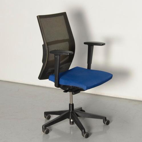 Comforto D3965 bureaustoel, blauw / mesh, 4D armleggers, Huis en Inrichting, Bureaus, Gebruikt, Ophalen of Verzenden
