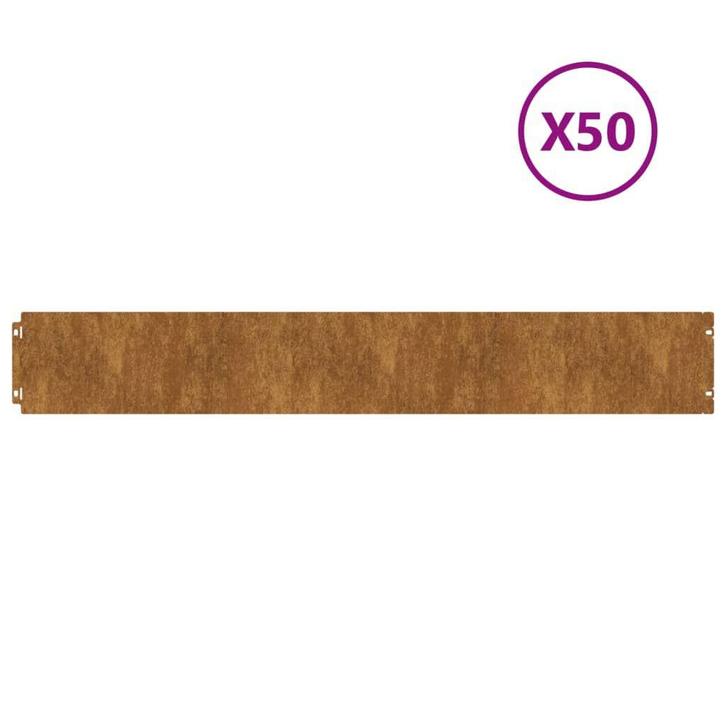 Gazonranden 50st | Retour Deal | -55% Knalprijs!, Tuin en Terras, Tuinhekken en Hekwerk, Nieuw, Overige materialen, Overige typen