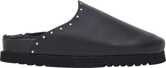 SCHOLL FAE STUDS Leather+studs Womens Black FALSO Clogs -..., Kleding | Dames, Schoenen, Nieuw, Verzenden