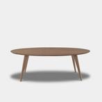 Tafel Ovaal Eikenhout  Hout Onderstel  200x100, Huis en Inrichting, Nieuw