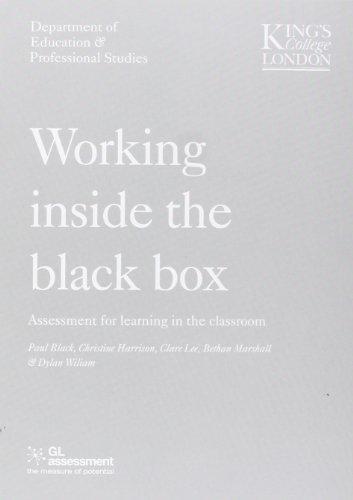 Working Inside the Black Box: Assessment for Learning in the, Livres, Livres Autre, Envoi